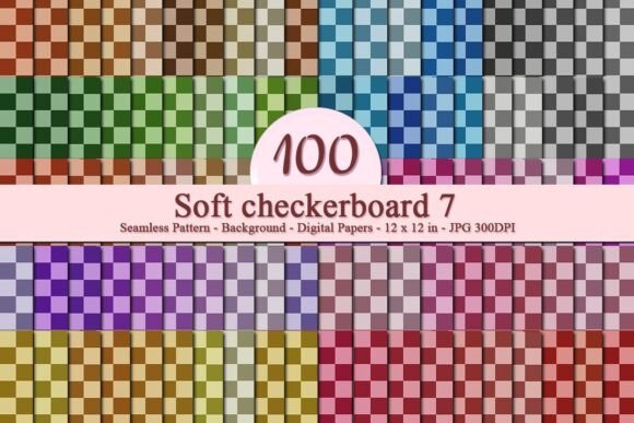 Elevating Brand Identity with Soft Checkerboard 7: The Seamless Pattern for Modern Digital and Physical Products