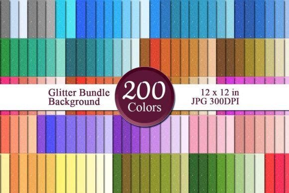 Glitter Bundle Digital Papers 1: Elevating Creativity and Branding in the Modern Marketplace