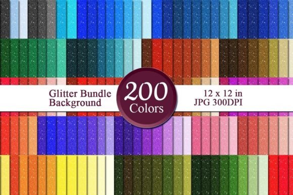 Glitter Bundle Digital Papers 19: Elevating Creativity and Branding in the Modern Marketplace
