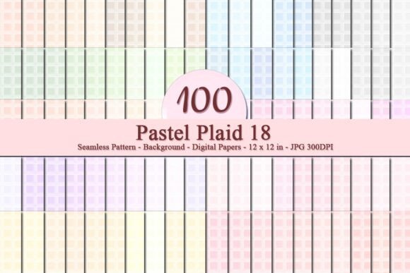 Pastel Plaid 18 Seamless Pattern: A Strategic Asset for Scalable Digital Design Workflows