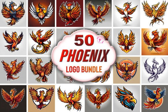 Phoenix Mascot Logo Bundle – A Powerful Visual Identity Toolkit for Creators and Brands