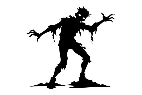 Rising Zombie Silhouette: A Bold New Trend in Creative Design