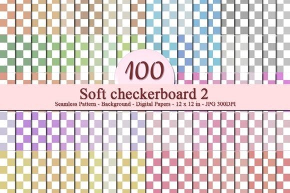 Soft Checkerboard 2 Seamless Pattern: A Versatile Digital Asset for Modern Creators