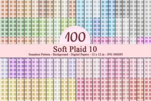 Soft Plaid 10 Seamless Pattern