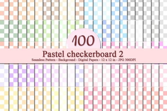 Unlocking Creative Potential with the Pastel Checkerboard 2 Seamless Pattern